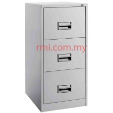 Filling  Cabinet @ 3 Drawer c/w Plastic Recess Handle